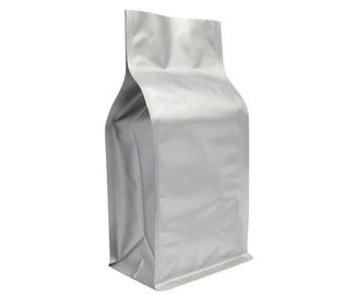 Silver Stock Aluminum Foil Pouches Barrier Packaging High Resolution Printing