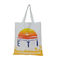 Cotton Sheeting Canvas Shopping Bags Natural Economy 36x37cm With Boat Bottom